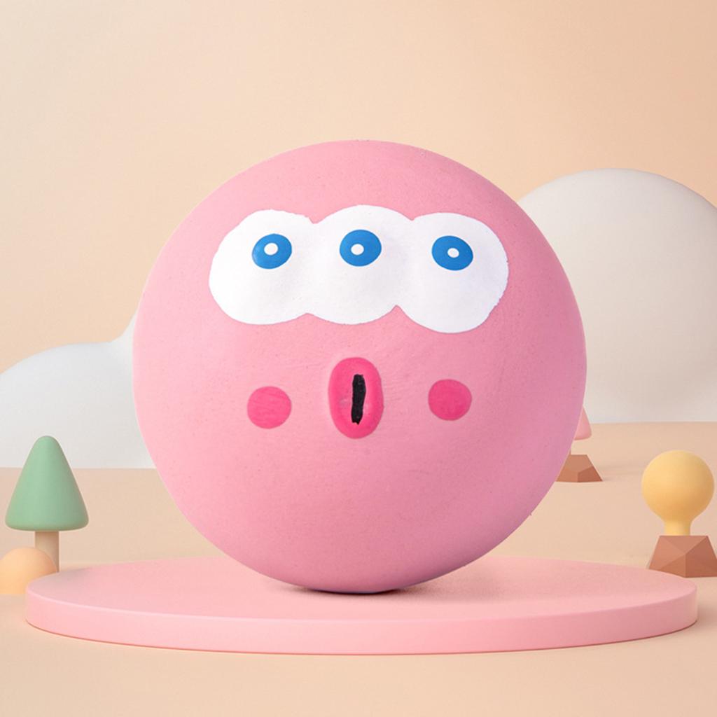 Pet Squeaky Toys Pet Ball Toys Dog Chewing Rubber Ball Cleaning Tooth Dog Chew Toy For Dogs Bite Resistant Sounder Pet Supplies