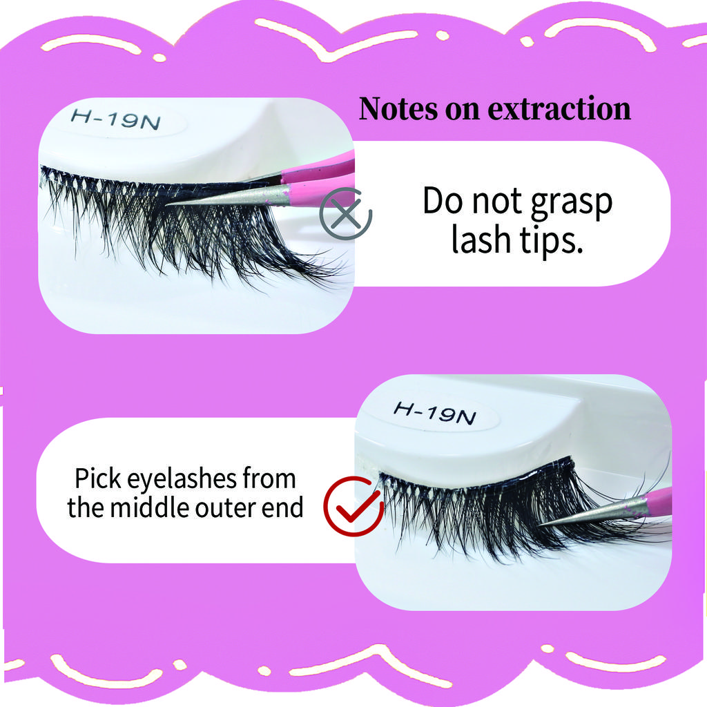 Self Adhesive Eyelashes Wide Glue Strip Press On Half Lashes Soft Clear Band Pre Glued False Eyelashes Reusable Cat Eye Lashes