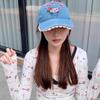 Korean Version of Cute Cartoon Baseball Cap Female Versatile Face Small Embroidery Casual Student Sweet Cap Outdoor Shade