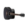 VEVOR 41 in / 1041.4 mm Dreadnought Acoustic Guitar Beginner Bundle for Adult Taller Black