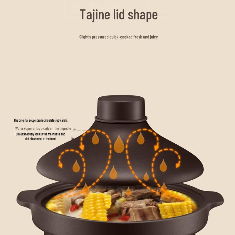 Supor Ceramic Electric Stew Pot CN Plug (adapter Included)