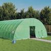 VidaXL Greenhouse with Green Steel Frame 48 M² 8x6x2.85 M, Polytunnel, Cold Frame, Tomato Greenhouse, Garden Greenhouse, 3188107