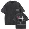 Vintage Washed Ed Sheeran Play Tour 2026 Pop Music TShirt Men Women Harajuku Fashion Fans Oversized T Shirt Hip Hop Streetwear
