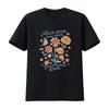Teach Them Love Watch Grow Retro Teacher Floral T Shirt White vintage Washed graphic homme Unisex designer clothes Comfortable