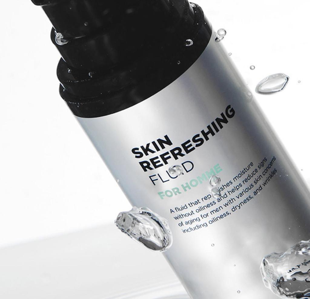 Dermafirm Skin Refreshing Fluid For Homme Hydrating Balancing 120ml Men Daily Moisturizer All In One Lotion