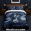 Tottenham Hotspur Design Bett Bettwäsche Set 1 Bettbezug + 2 Kissenbezüge Weich Atmungsaktiv Haushalt Bettwäsche