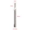 2Mm Single Flute Bits, 10pcs/Set Tungsten Carbide End Mill 1/8'' Shank Milling Cutter Single Flute Spiral Bit CNC Rotary Burrs Kit