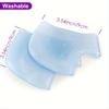 Silicone Heel Protectors Gel Heel Cups & Cushion Inserts Cushioned Sole Cups for Plantar Fasciitis for Cracked Footbed Relief