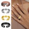 Knuckle Ring Lady Magnetic Adjustable Opening Design Polished Smooth Electroplated