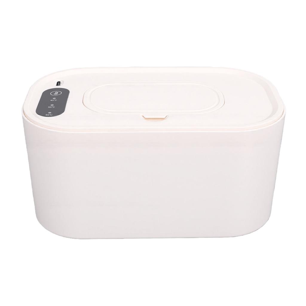 Baby Wet Wipes Warmer Dispenser Top Heating Wipe Warmer Holder Holds 80 Wipes with 3 Indicator Lights