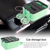 Auto Mittelarmlehne Aufbewahrungsbox mit 2 klappbaren Getränkehaltern Multifunktional Universal Auto Armlehne Taschentuchbox Autoinnenraumzubehör