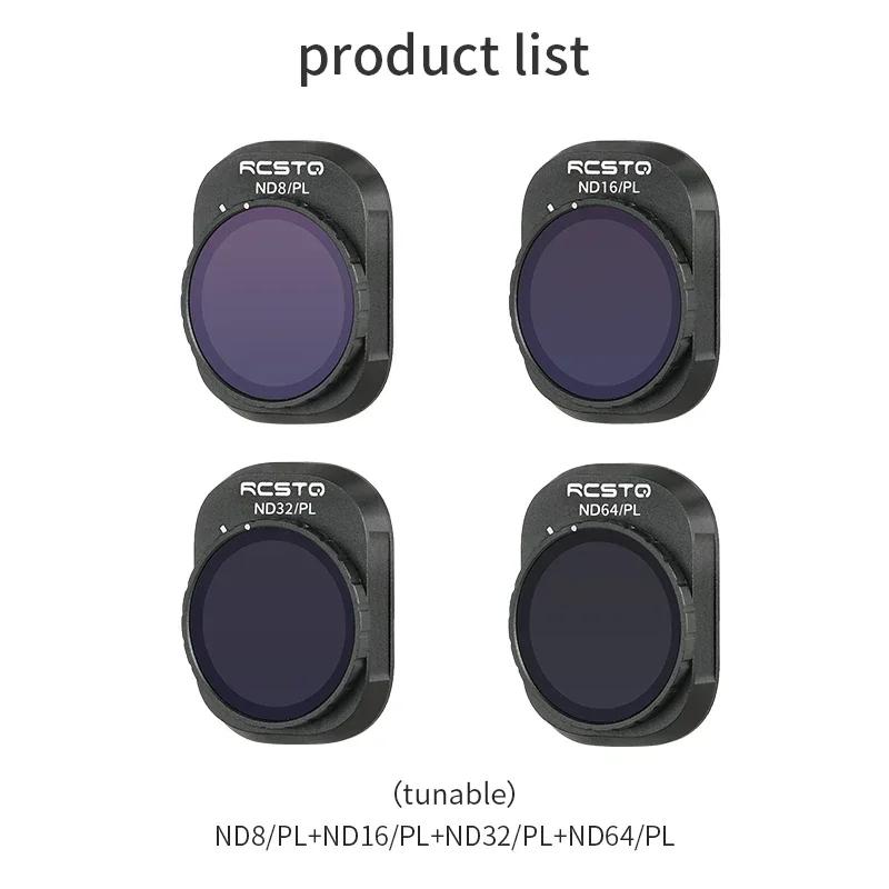 Replacement RCTQ For DJI Mini 4 Pro ND Filter Camera Lens Filter Set UV CPL ND8 ND16 ND32 ND64 ND/PL Repair Parts