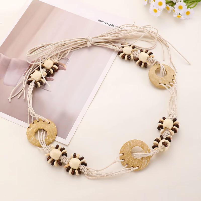 Bohemian Accessories Ethnic Waist Rope Dress Waist Chain Retro New Style Woven Belt Women's Belt