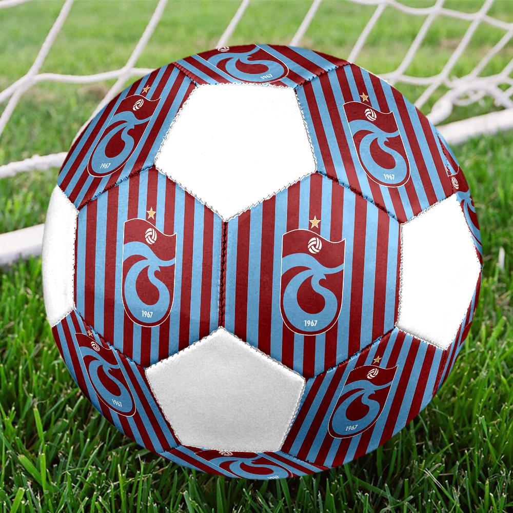 1 Stück Trabzonspor Club Größe 5 Fußball PrahaHallenfußball Ball Bunt Alle Altersgruppen Maschinengenäht PVC Wettkampfbereit Langlebig Hoher Rückprall