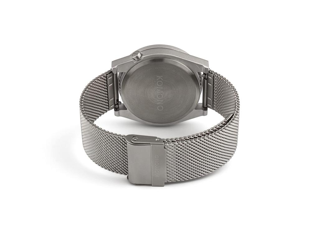 Authorized Distributor Komono Watch Ray Legacy Mesh Silver Stainless Steel [KOMONO] Men's KOM-W4408