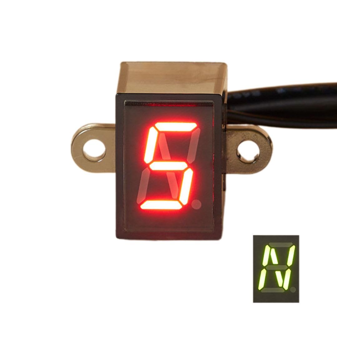 

Светодиодный цифровой индикатор положения передачи мотоцикла Универсальный индикатор переключения передач Индикатор передачи (Н-5)