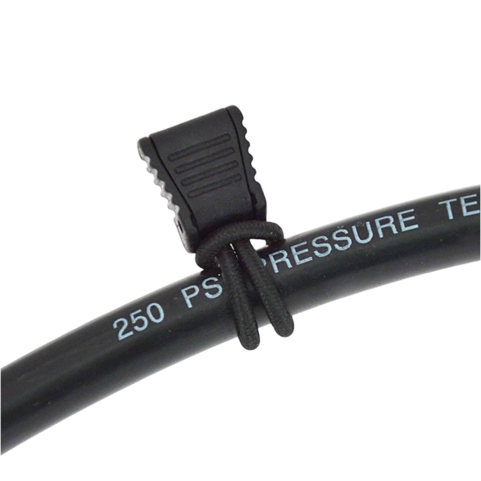 

Аксессуары для шлангов технического дайвинга – Фиксирующая пряжка для шлангов высокого и низкого давления, Одинарный крюк, Эластичное соединение One Size