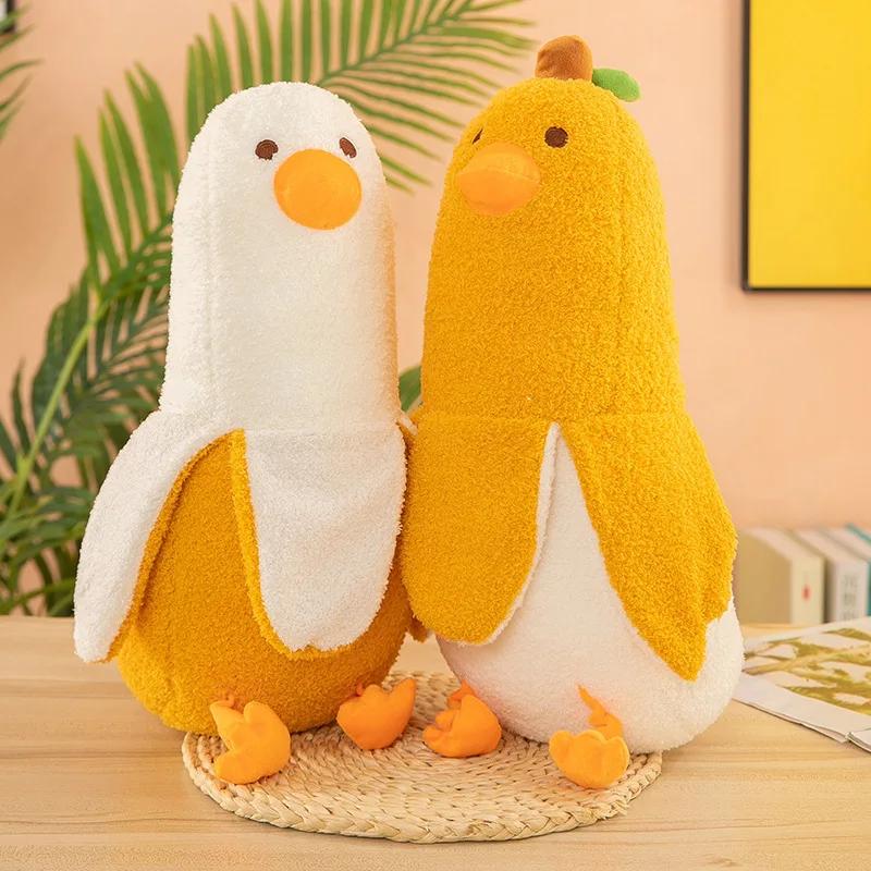 Cartoon Tiere Ausgestopften Plüsch Banana Duck Plüsch Spielzeug Kissen Weiche Schlaf Kissen Hause Sofa Bett Dekoration Mädchen Geschenke