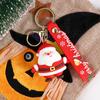 Ornament Kids Gift Decorations Rubber Doll Car Key Ring Christmas Keychain Key Chain Bag Charm