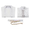 The Lord Of The Rings Saruman Cosplay Costume With Polyester Fabric For Halloween And Anime Role Play