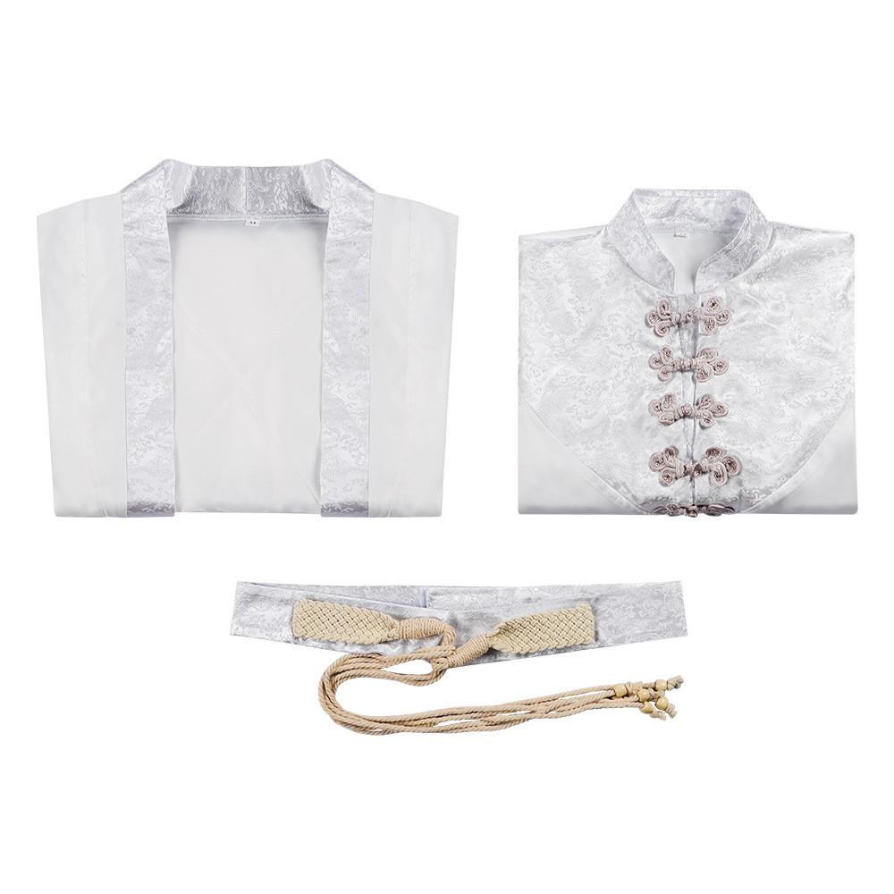 The Lord Of The Rings Saruman Cosplay Costume With Polyester Fabric For Halloween And Anime Role Play