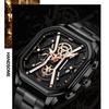 CRRJU Neue Lederarmband Herrenuhr 2313 Stahlarmbanduhr Einfache Geschäftspersönlichkeit Männer Mode Wasserdicht