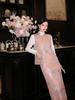 Chinese Frog Button Jacquard Vest & Half Skirt Set with Embroidery & Sequins - Women's Fashion P0124