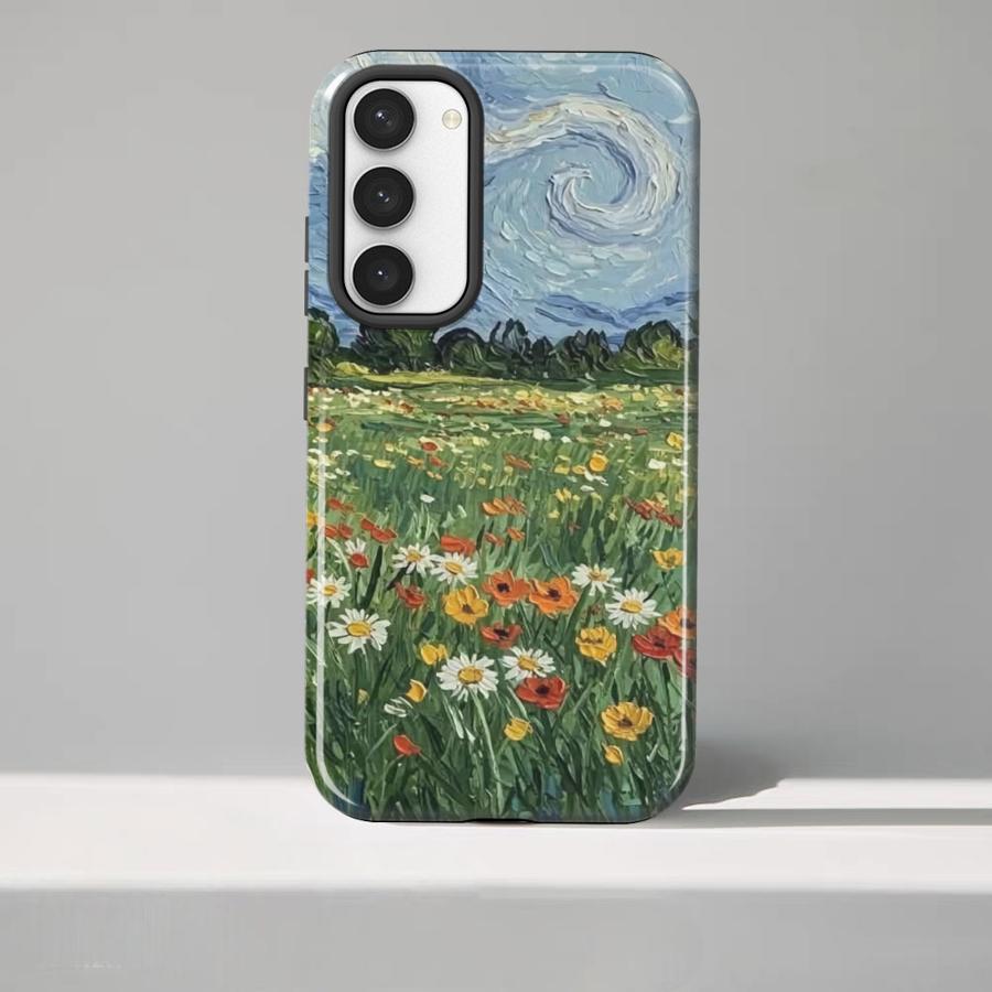 Phone Case for Samsung Galaxy S25 S24 Ultra S20 FE S23Ultra A26 A56 A16 S25Ultra A36 S23 Soft Cover Capa Van Gogh Fashionable