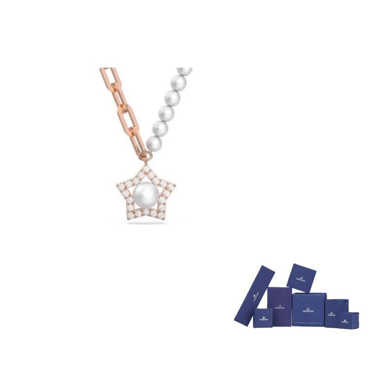 Swarovski Stella crystal-star necklace F-Original brand box