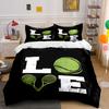 Tennis Rackets and Ball. Bedding Sets Duvet Cover Sets Duvet Covers Pillowcases(1 * Duvet Cover 2 * Pillowcases Without Duvet Insert)