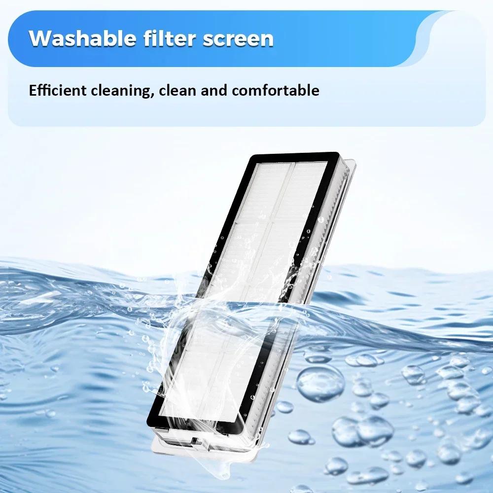 Washable Filter with Brush Spare Parts For Xiaomi X11+ X11+ X11 Plus X11 Plus Robot Vacuum Mesh Dust Box Filter Core Accessories