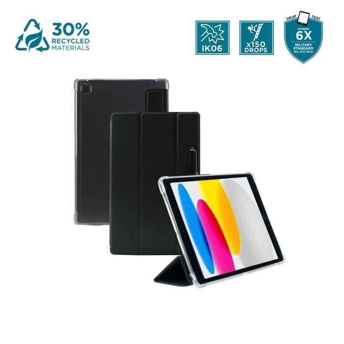 Coque de Protection Folio - MOBILIS - iPad 11" A16 &amp; 10.9" (10th gen) - Coins Renforcés - Antichoc - Noir