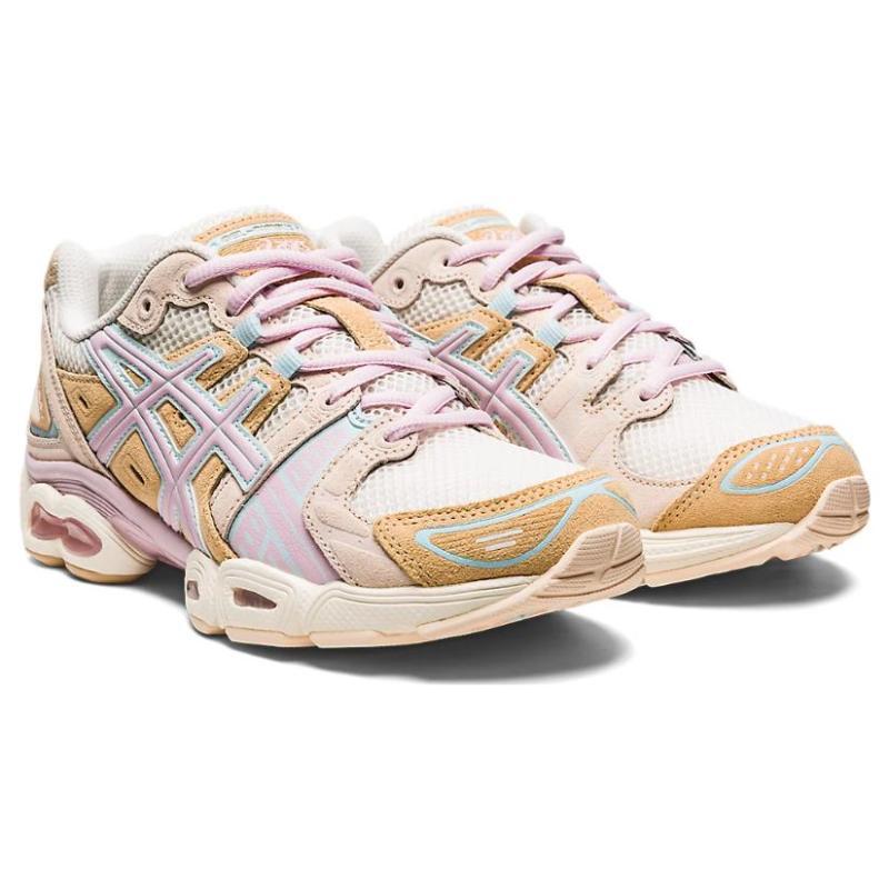 Asics Gel Nimbus 9 Cream Barely Rose Damen-Sneakers 1202A346-100