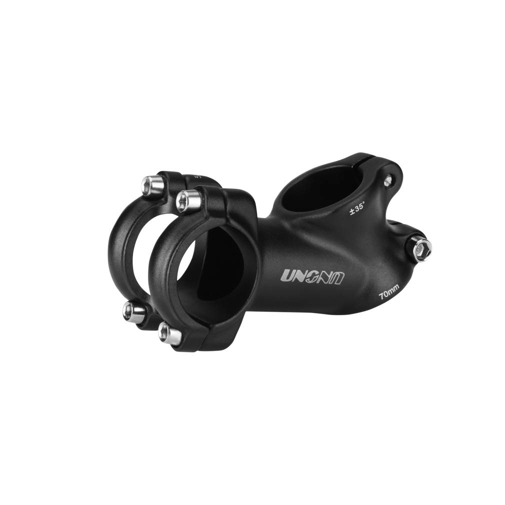 Bicycle Stem 35 Degree 70mm FOMTOR Bicycle Handlebar Stem Riser Suitable for BMX MTB Road Bike Mountain Bike x 31.8mm (31.8 70mm)