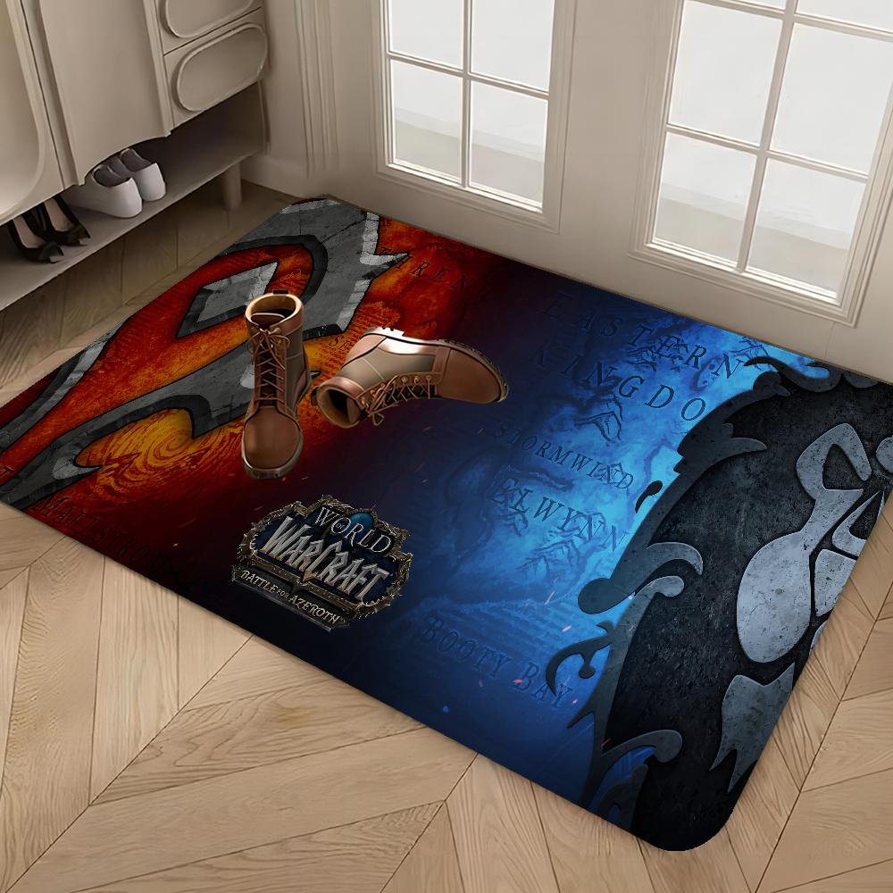 World Of Warcraft Door Mat Washable Non-Slip Living Room Sofa Chairs Area Mat Kitchen Doormat Area Rug