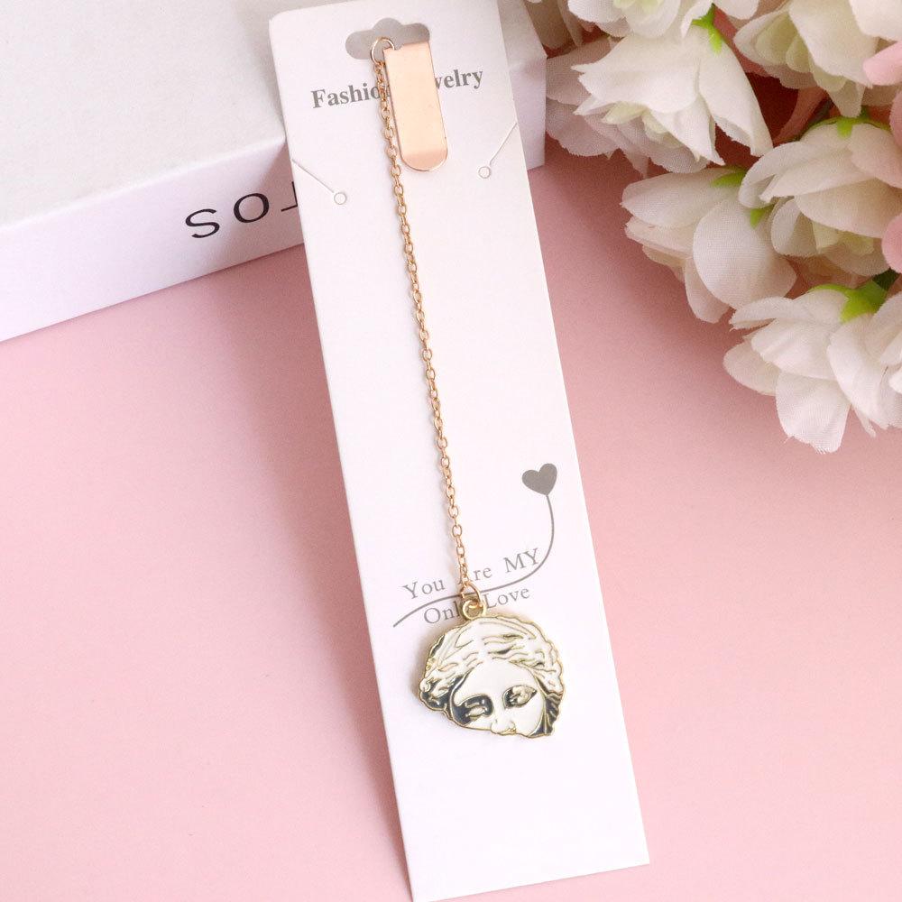 

Креативні металеві закладки для студентів, закладки з олійним живописом, подарунки та призи One Size золотий