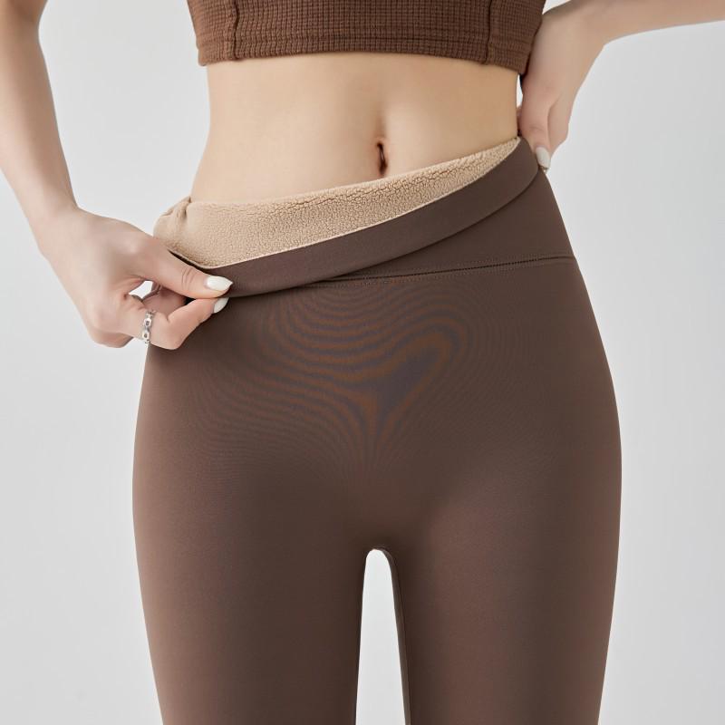 High-Waist Velvet Thickening Slimming Barbie Leggings for Women: Autumn/Winter