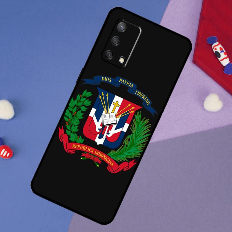 Dominican Republic Flag Case For OPPO A57S A54S A96 A76 A16 A5 A9 A53 A15 A17 A18 A58 A78 A98 A52 A72 A54 A74 A94