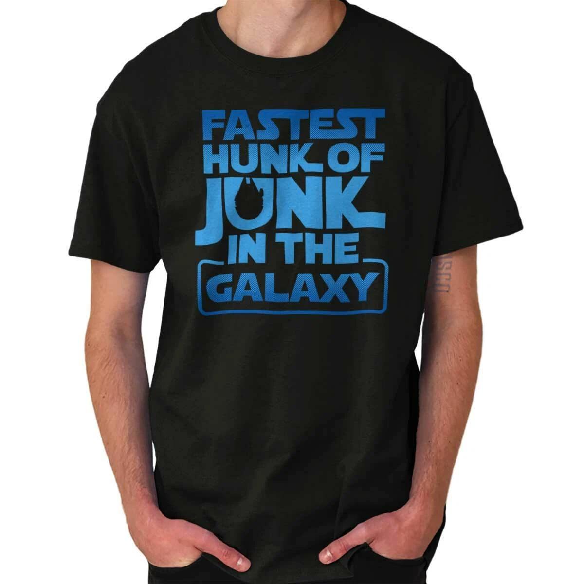 Fastest Spaceship Funny Galaxy Nerdy Movie Womens or Mens Crewneck T Shirt Tee XXL