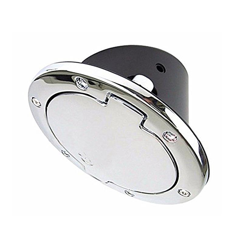 Chrome Car Fuel Tank Cap Cover Filler Cap Tank Gas Covers For Jeep Wrangler JK 2 Door & 4 Door 2007-2017