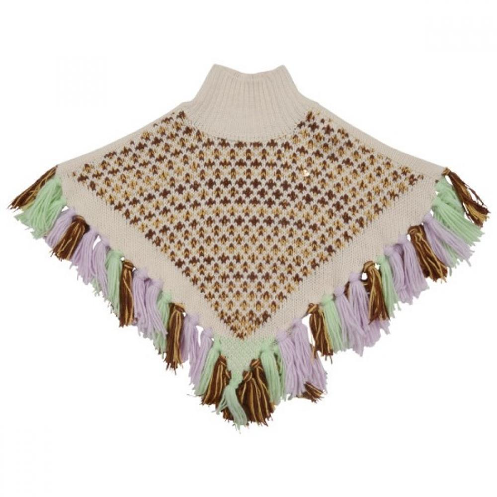 

[ModA CArinA] ModA CArinA LAtte Is A Knit cApe Beige/S