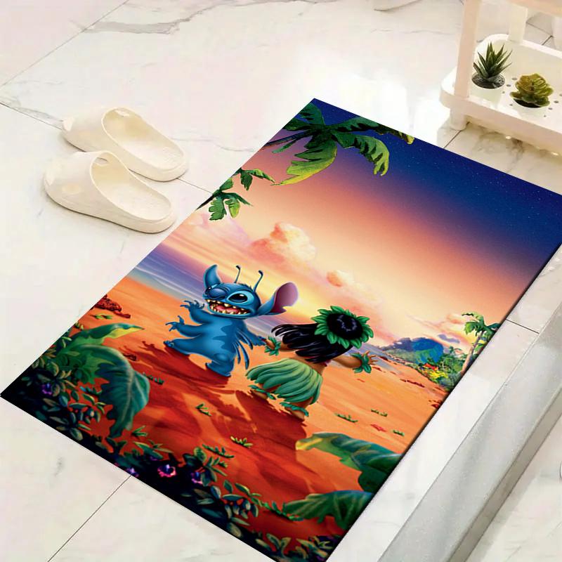 1Pc Lilo Stitch Adventure Rug Office Carpet Indoor Outdoor Doormat Nonslip Soft Comfortable Living Christmas Halloween Xmas Gift D924245