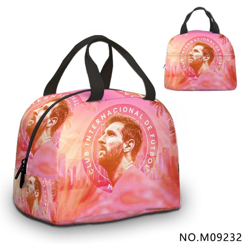 Insulated Lunch Bag Kids Students Adults Portable Food Carrier With Ice Pack Compartment Oxford Fabric Modern Minimalist