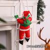 Christmas Pendant Decoration Ladder Santa Claus Climbing Rope Doll Single Multi-person Ladder Toy Gift