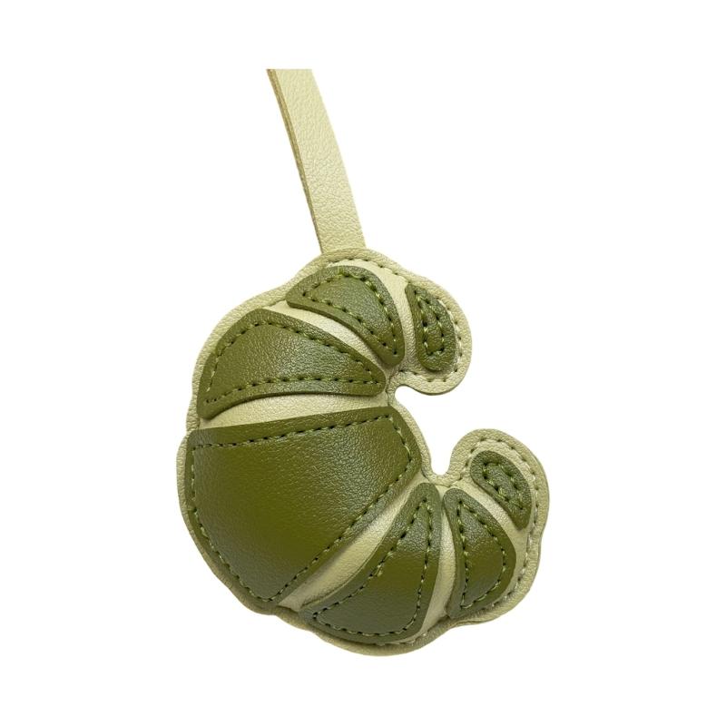 Croissants Bag Charm Pendant Aesthetic Purse Charms Aesthetic keychains Keyring for Women Backpack Purse Handbag Decors