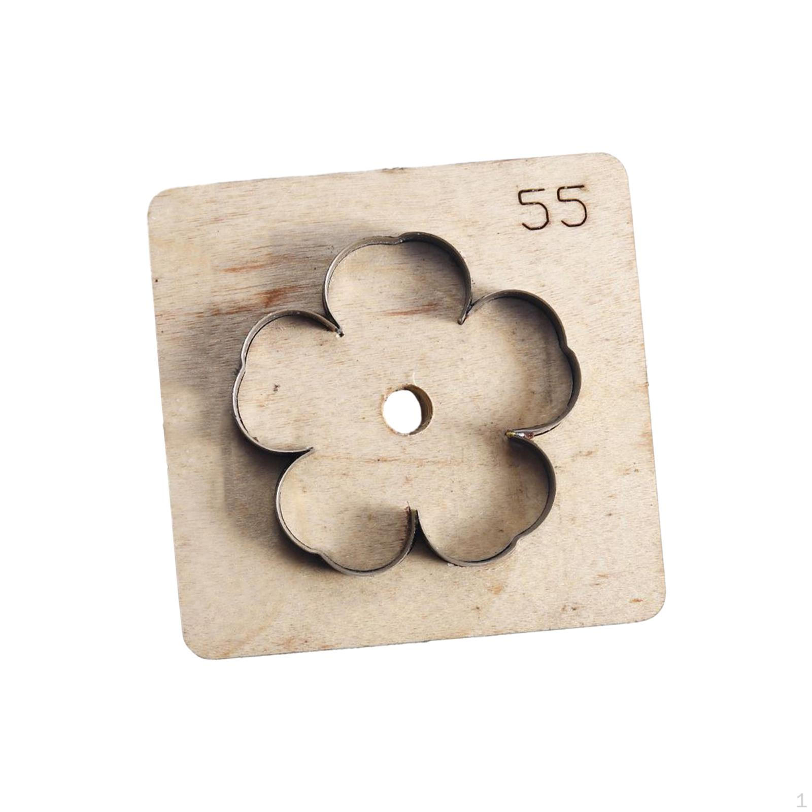 

Изысканный инструмент для резки кожи с цветочным рисунком — незаменимый помощник при изготовлении сумок и брелков 55mm