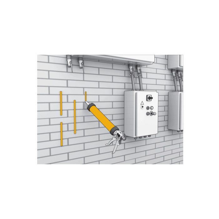 Colle - SIKA - Sikaflex-119 High Tack - 300Ml - Blanc - Polyuréthane - Forte adhérence