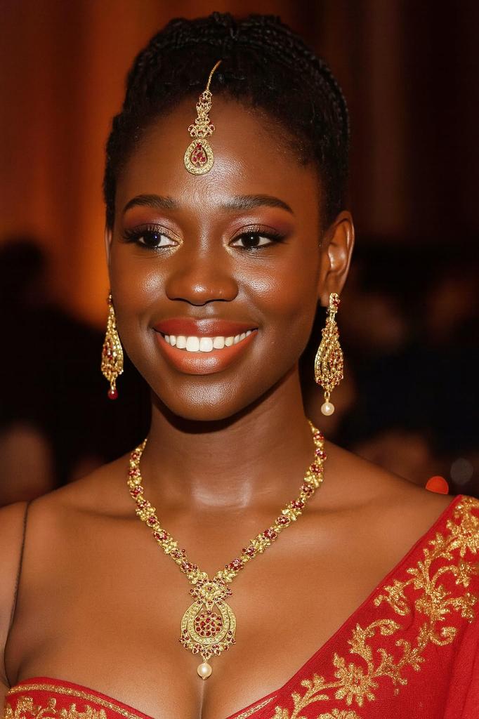 Touchstone Women's Indian Jewelry Set, Maang Tikka Wedding Guest Gold Necklace, Bollywood Jewelry Set, Pageant Elegant Prom Bride Accessory, Western