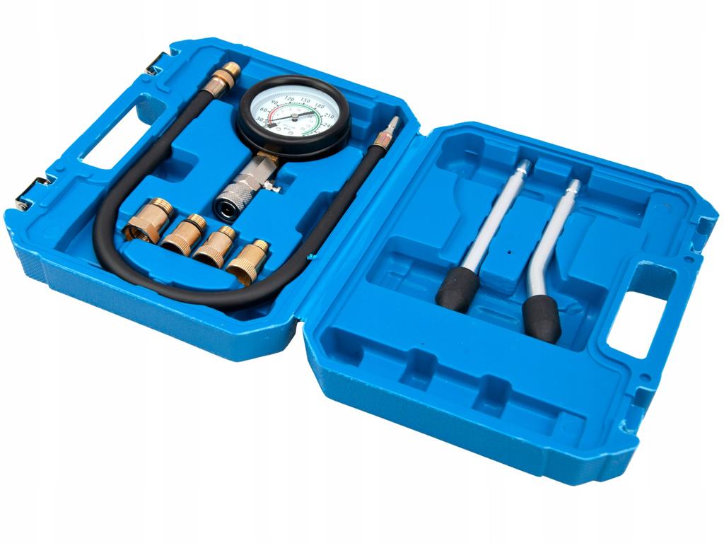 Tester Ciśnienia Sprężania Falon-Tech Ft4408 Manometr 8 El.