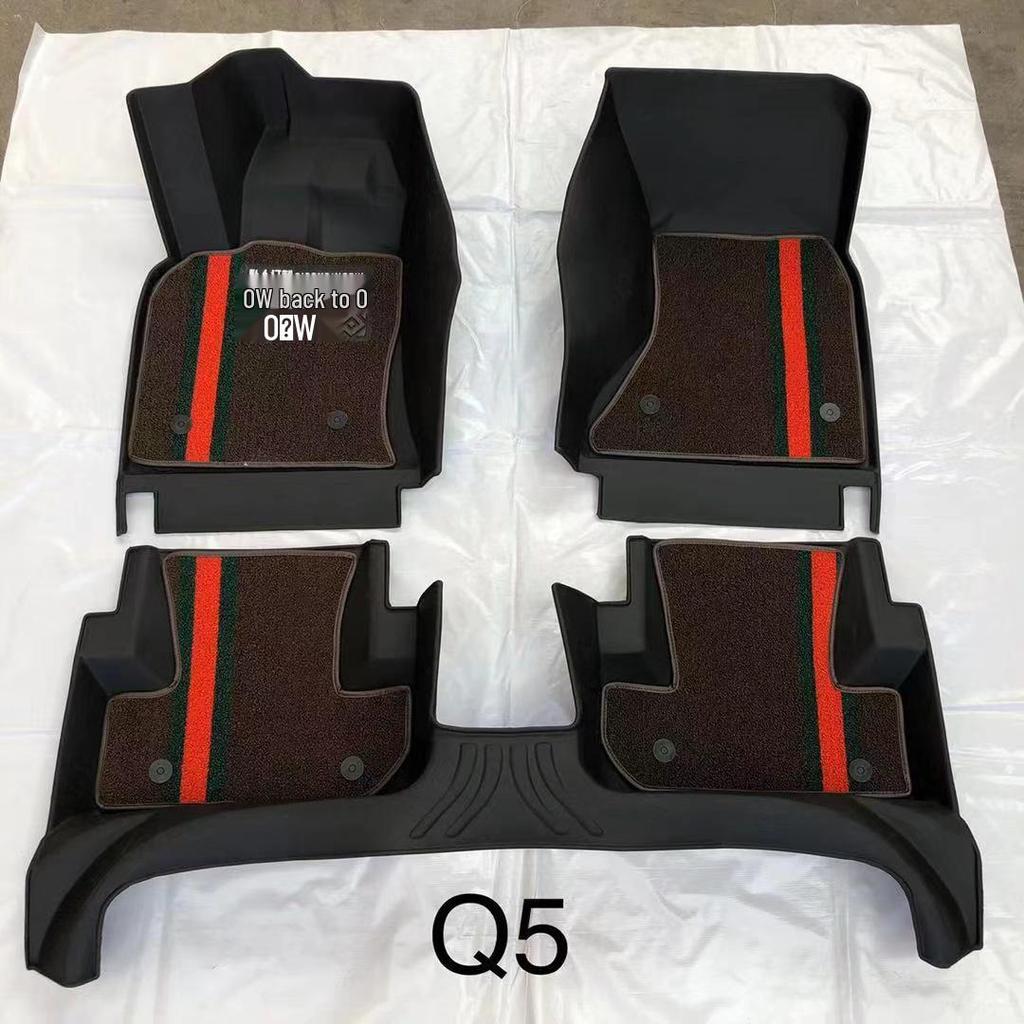 TPE Wear-Resistant Double Layer Car Floor Mats for Buick Regal, LaCrosse, GL8 - Non-Slip with King Silk Ring Design.